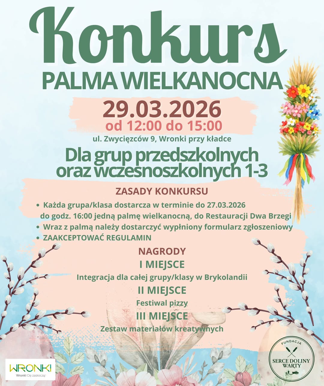 konkurs, palma wielkanocna